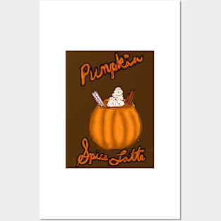 Pumpkin Spice Latte Posters and Art